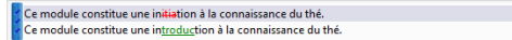 Contenu différent