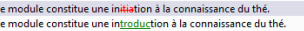 Détails des différences